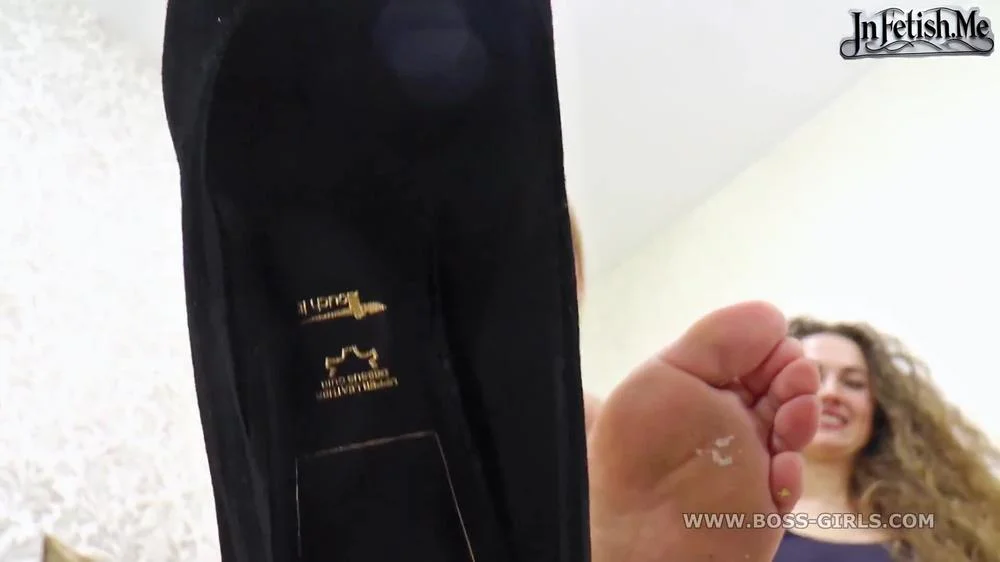 Cover Boss Girls - 4 Stinky Feet For Your Nose - Female Domination, Double Domination, Femdom Pov