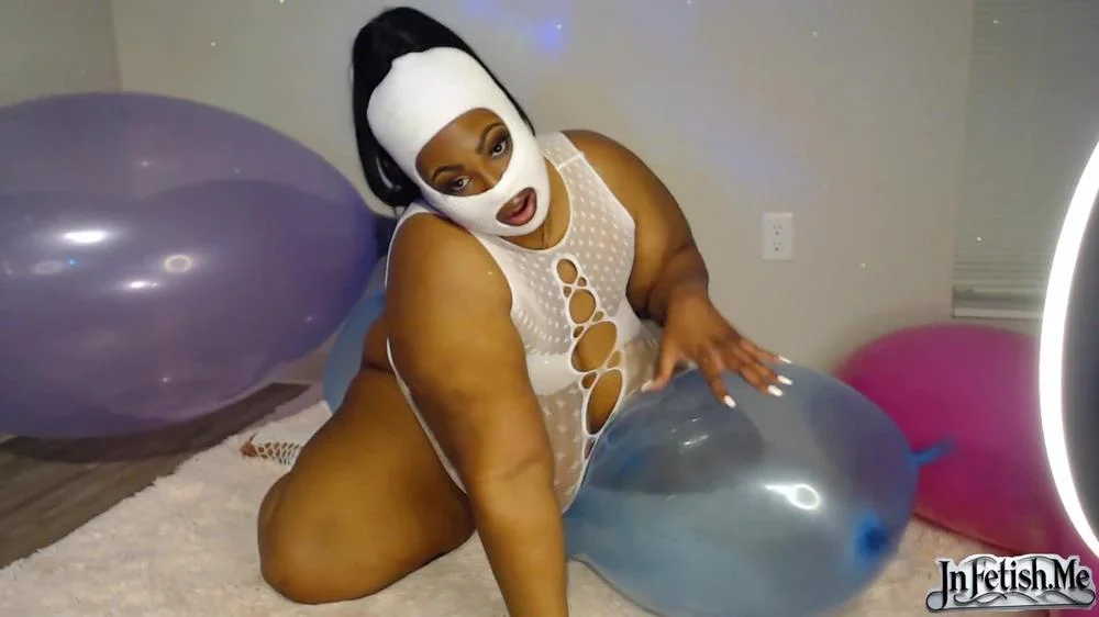 Cover Marley The Masked Fatty - Bbw Mega Jumbo Globo Hinchando Y Explosión! - Globos Para Explotar, Bbw - Ssbbw, Inflables